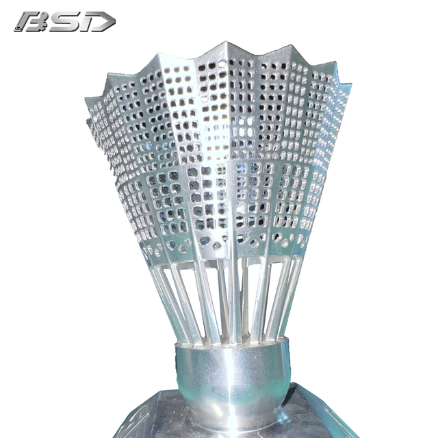 5-Axis CNC Machined Aluminum Badminton Shuttlecock Ornament