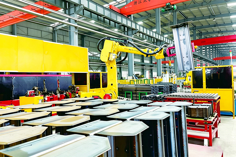 Trough intelligent production line