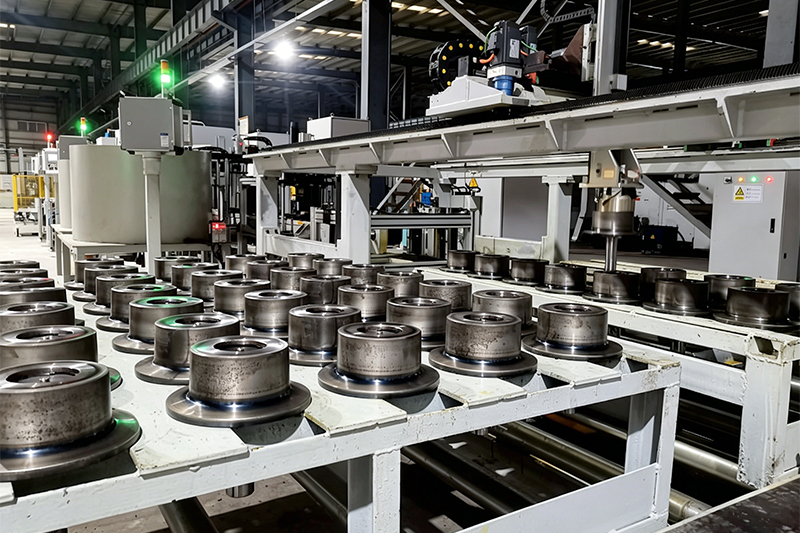 Roller assembly production line