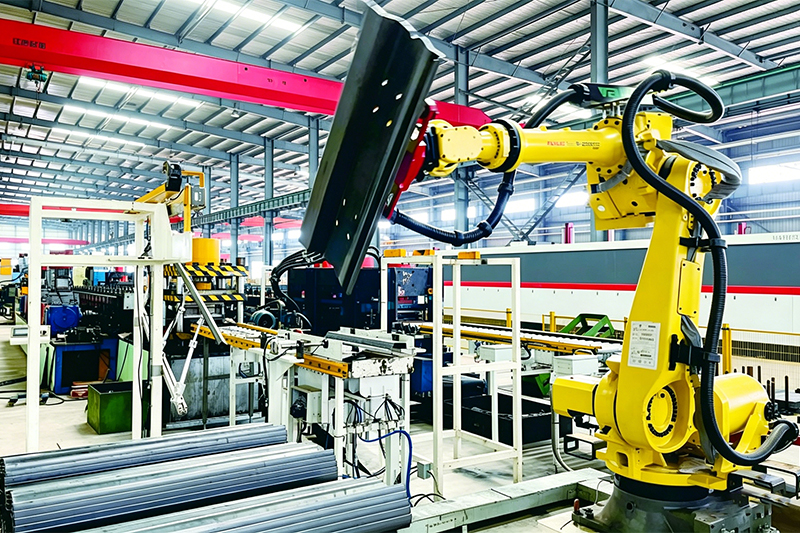 Trough bottom plate automatic production line