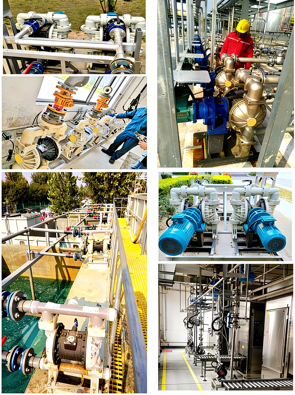 Pneumatic Double Diaphragm Pump for Slurry Transfer