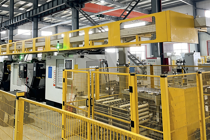 Intelligent machining production line of pin shaft and pin sleeve