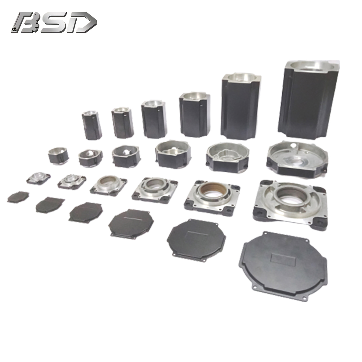 HPDC Servo Motor Parts showing complex geometries requiring strict porosity control